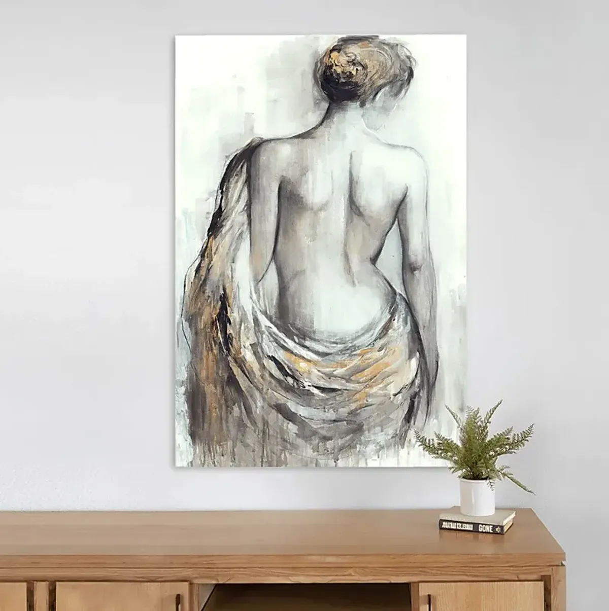 Chalfonte Gray Canvas Wall Art