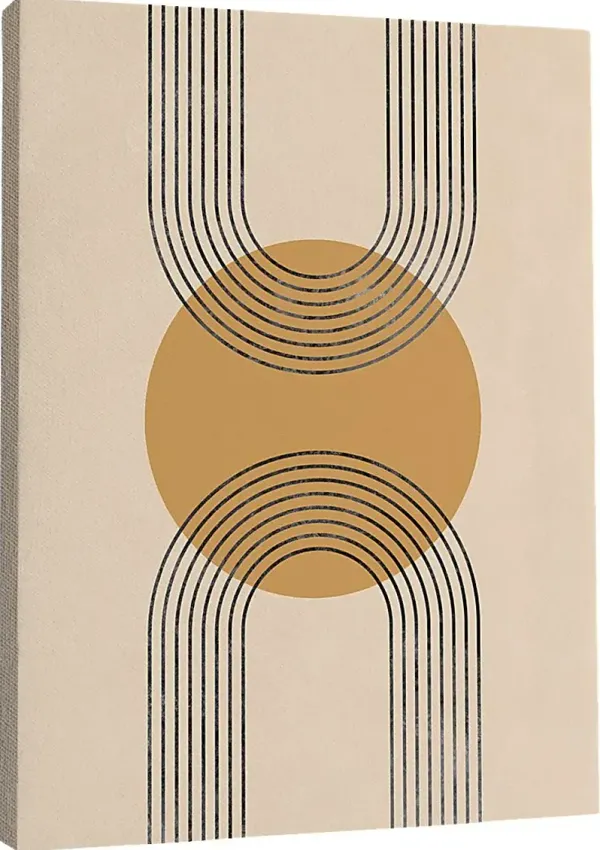 Donival Cream Canvas Wall Art