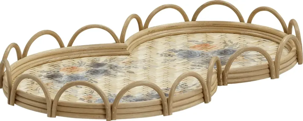 Crowhead Brown Round Tray