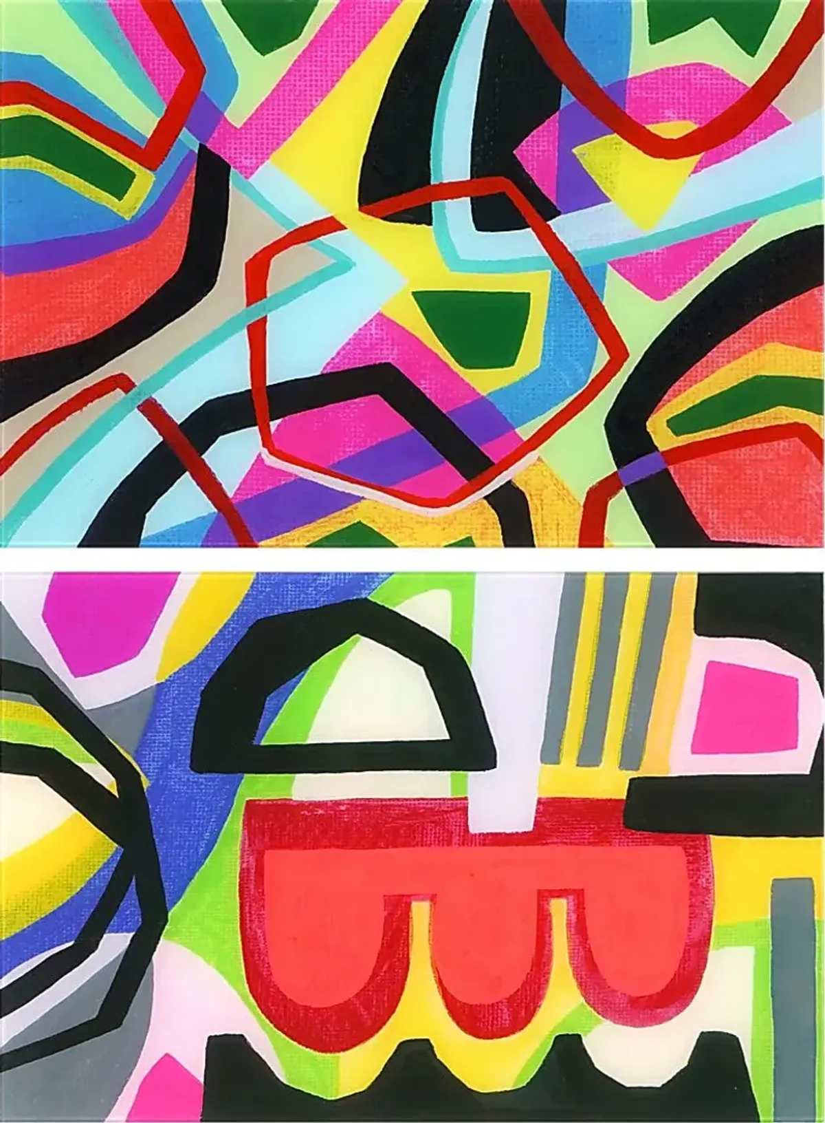 Leebarry Multi Artwork, Set of 2