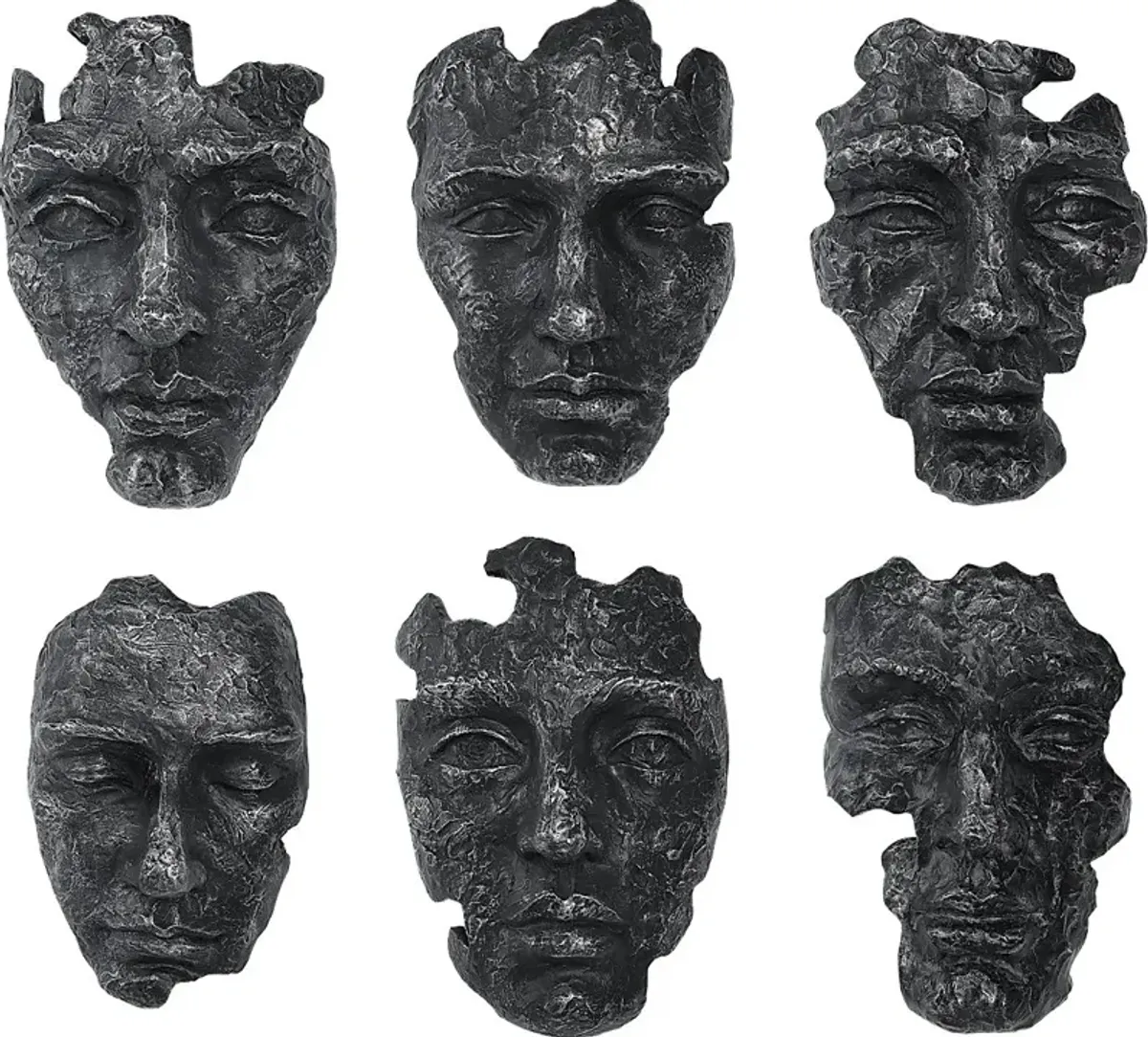 Brummi Gray Wall Decor, Set of 6