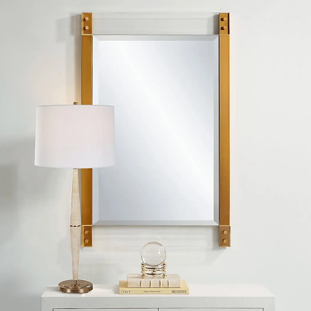 Jesko Brass Mirror