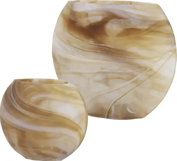 Zillah Brown Vase, Set of 2