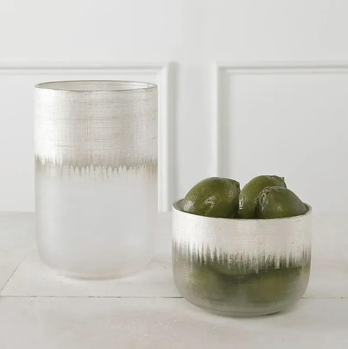 Paxyi Silver Vase, Set of 2