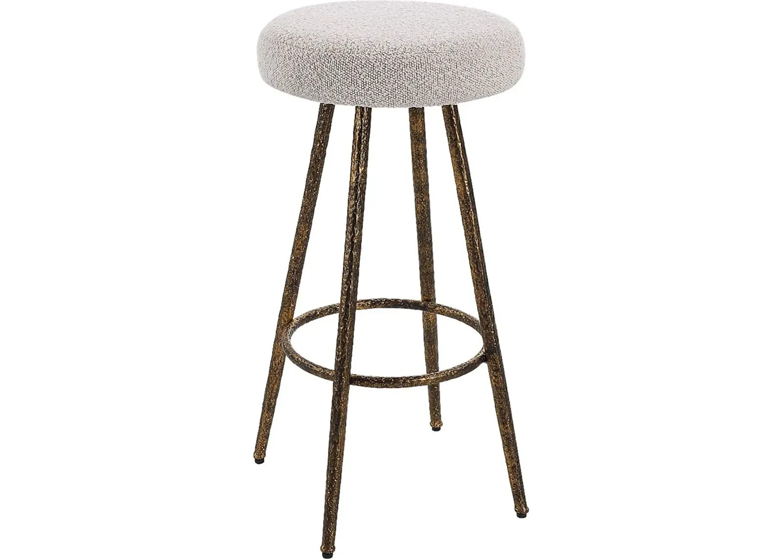 Belisar White Counter Height Stool