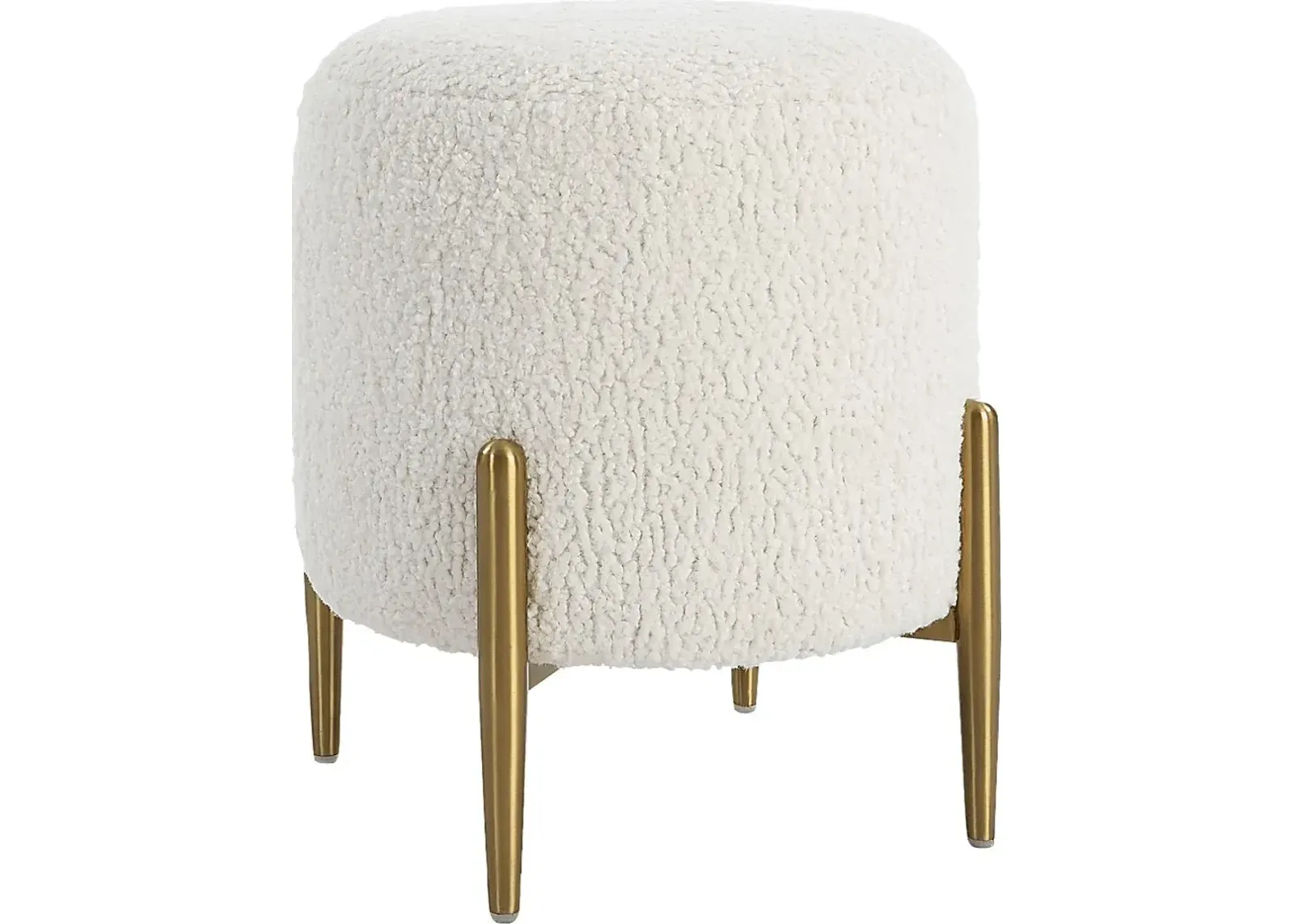 Annikka White Ottoman