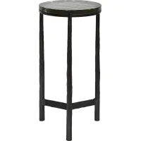 Areg Black Accent Table