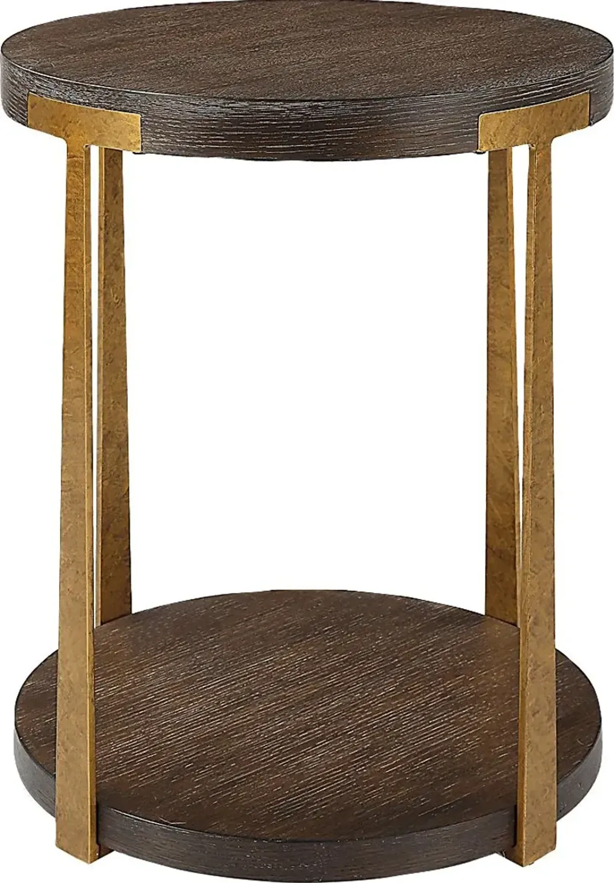 Felge Brown Accent Table