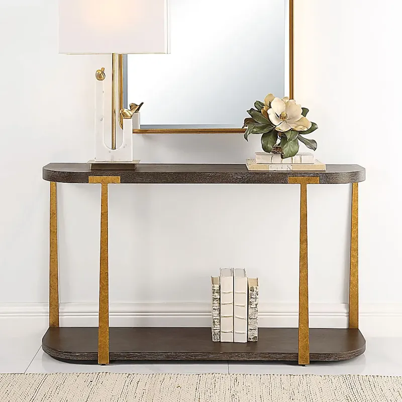 Felge Brown Console Table