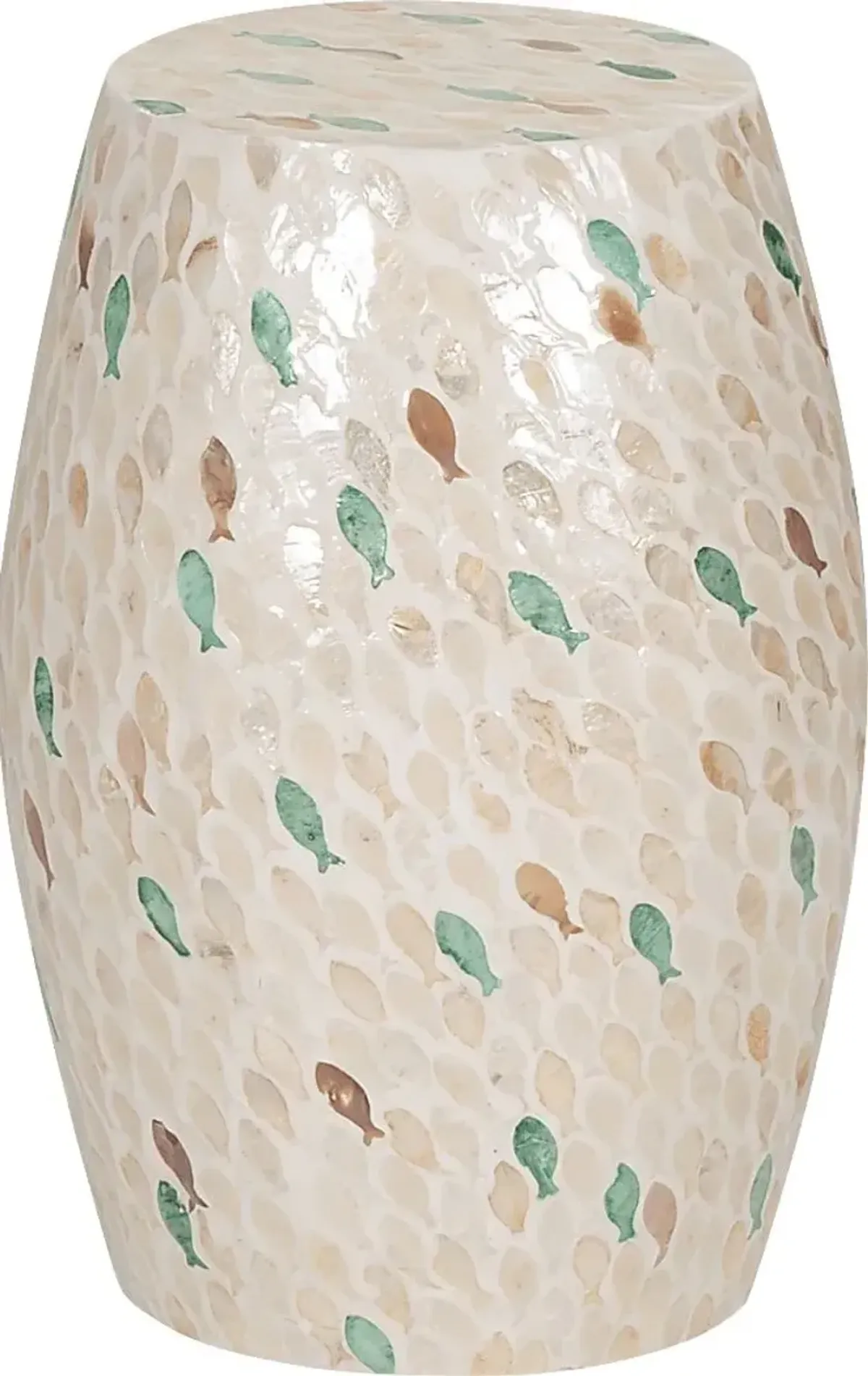 Poijour Ivory Accent Table