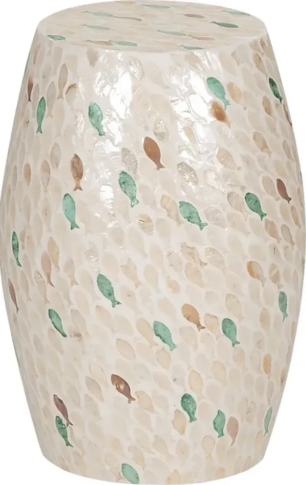 Poijour Ivory Accent Table