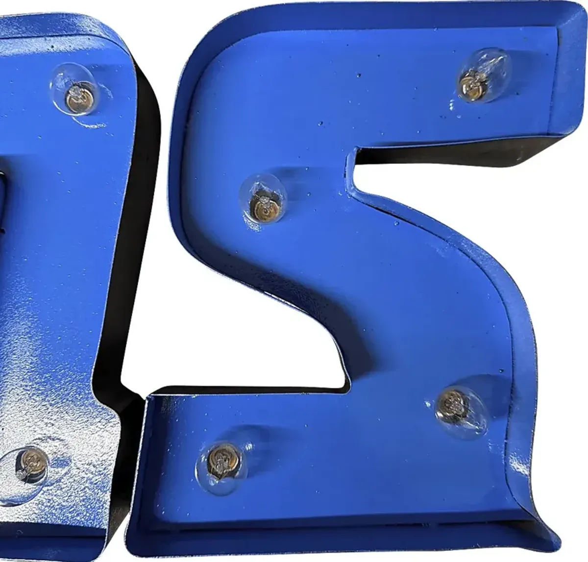 Detroit Lions Blue Metal Wall Decor