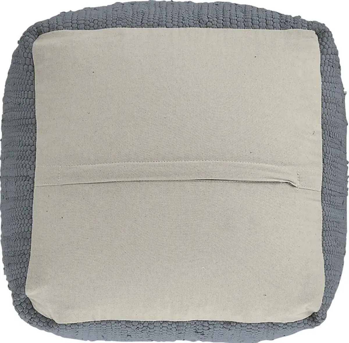 Binvia Gray Pouf