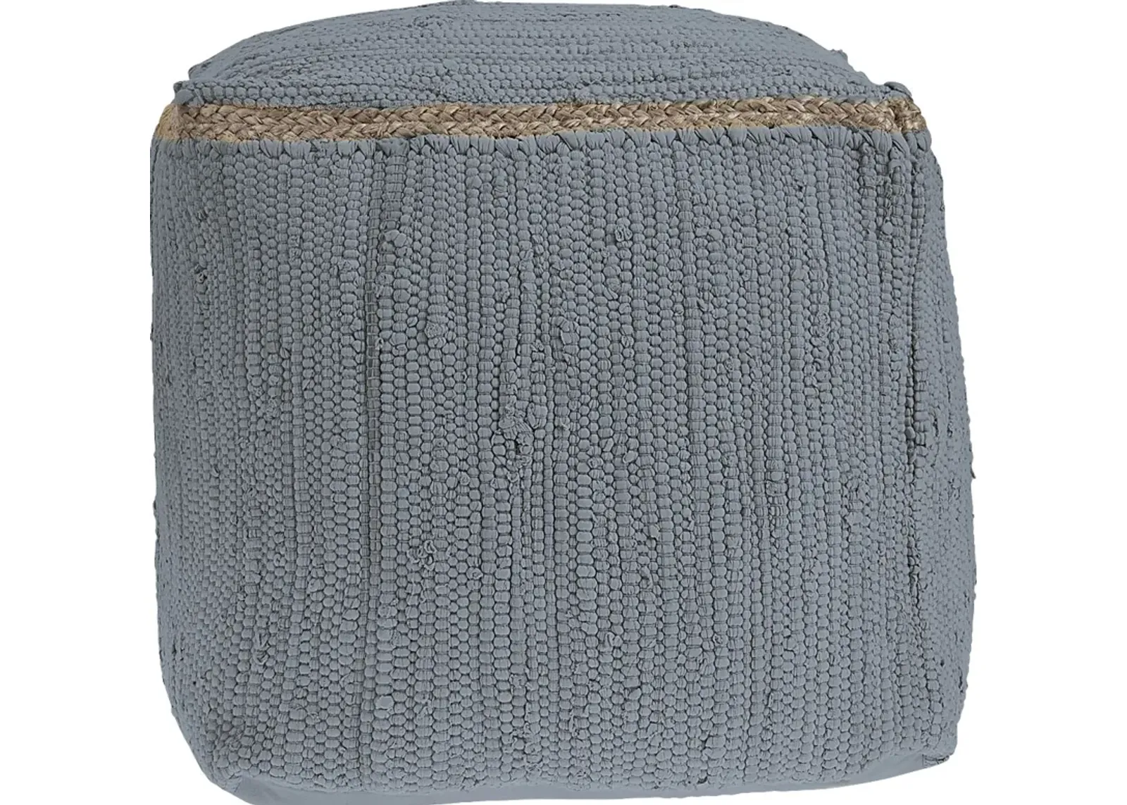 Binvia Gray Pouf