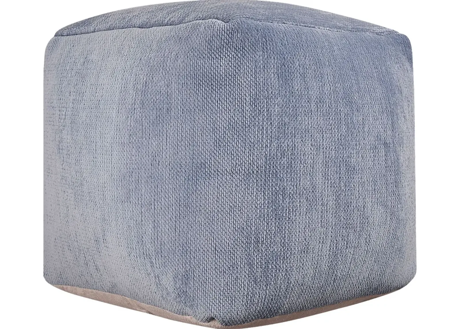 Gekia Light Blue Pouf