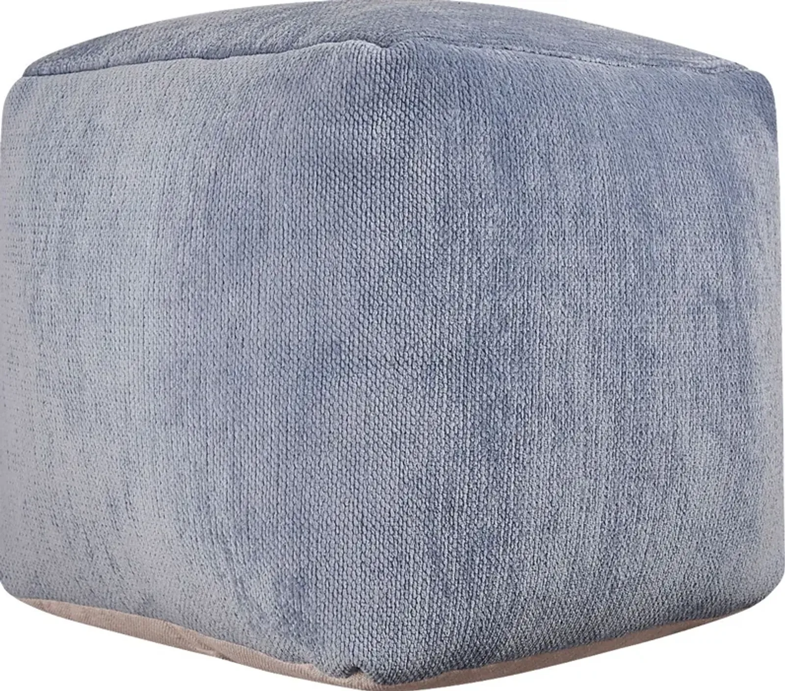 Gekia Light Blue Pouf