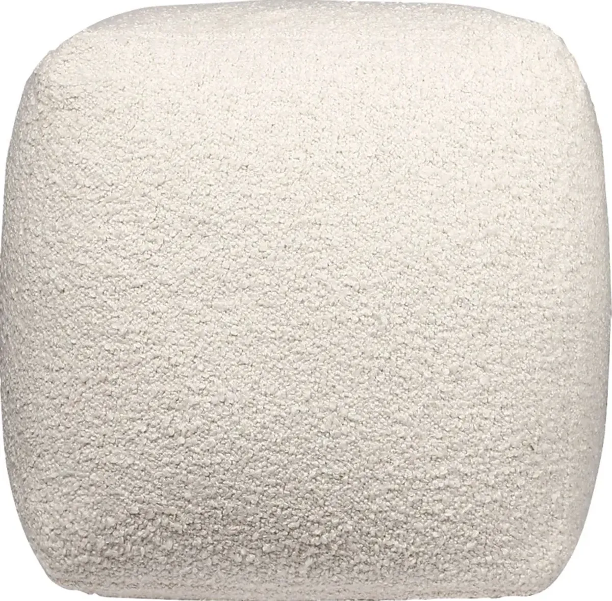 Nelior Ivory Pouf