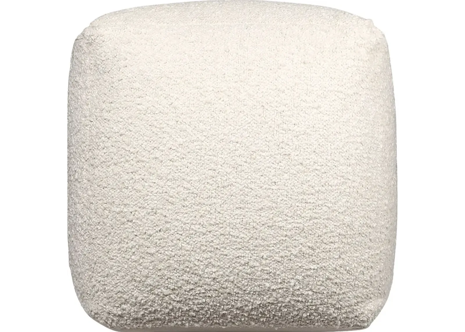 Nelior Ivory Pouf