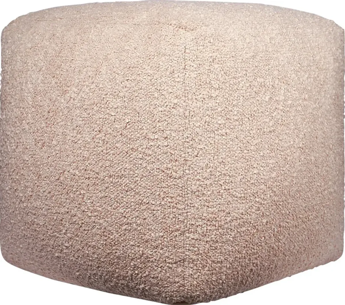 Nelior Beige Pouf