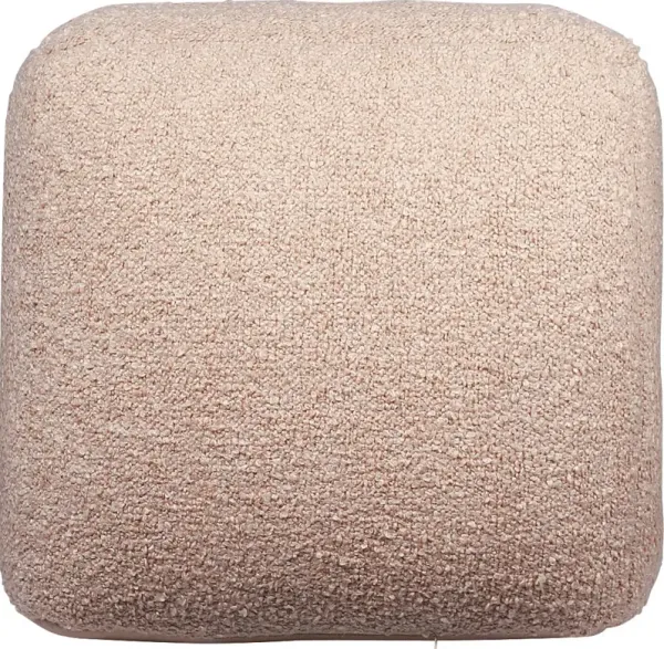 Nelior Beige Pouf
