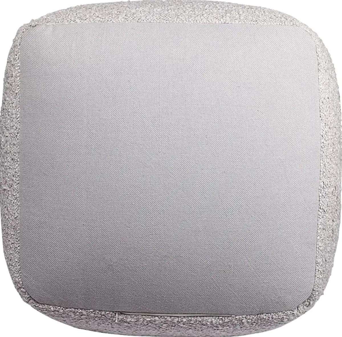 Nelior Gray Pouf