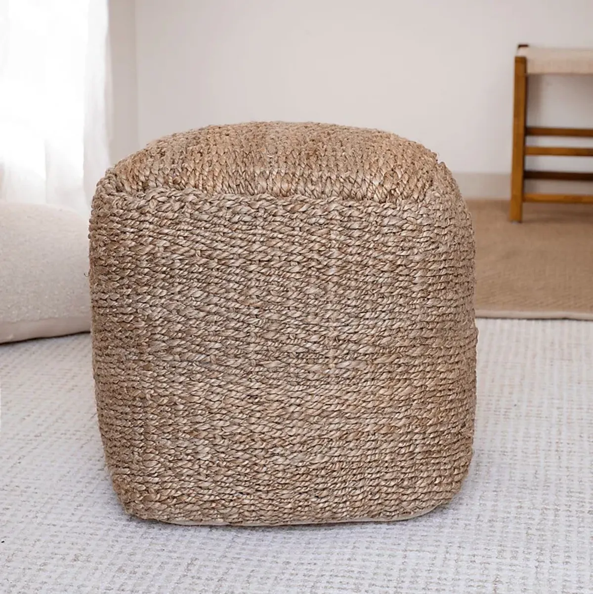 Pinchai Tan Pouf