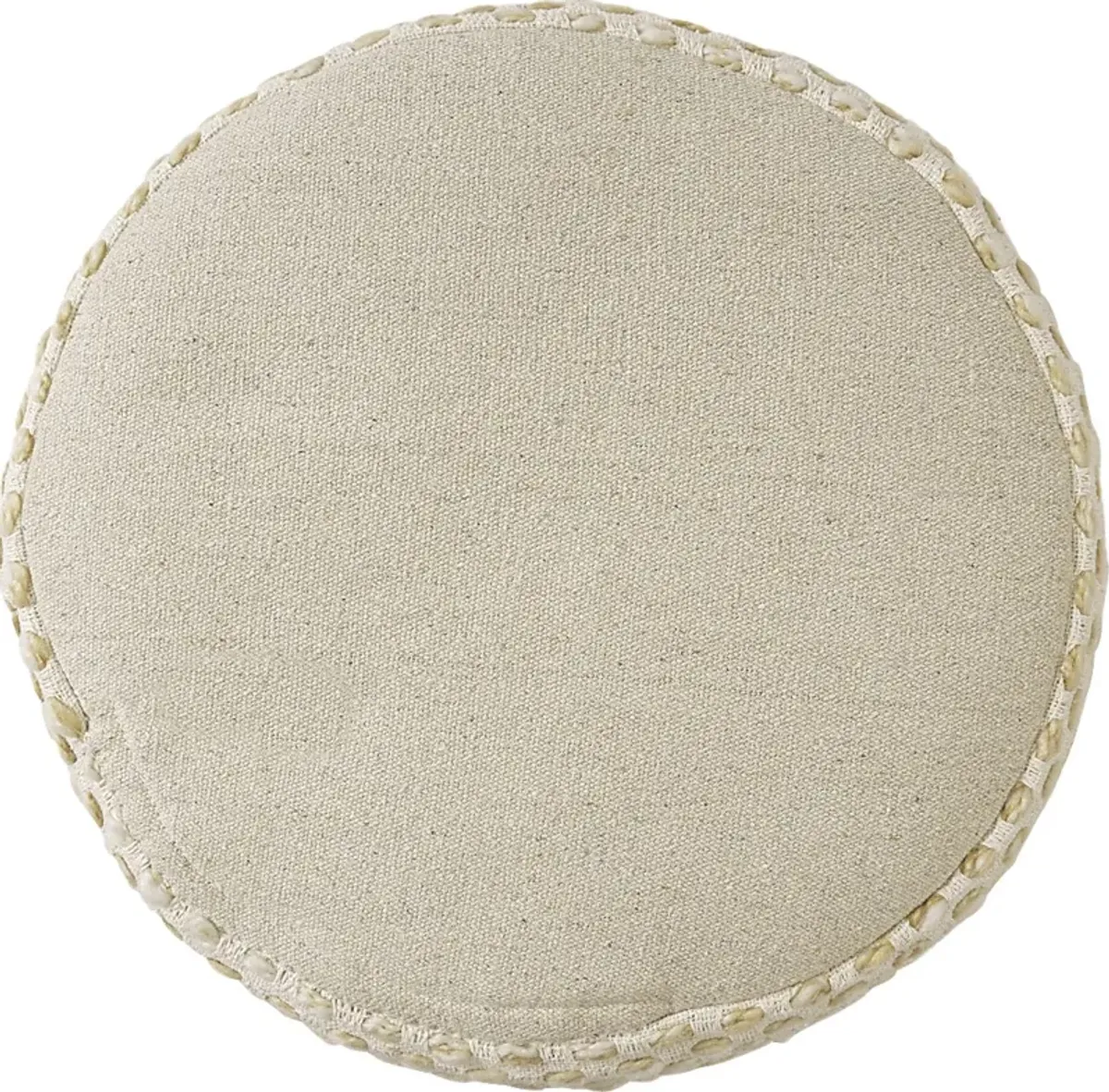 Vaddo Beige/Ivory Pouf