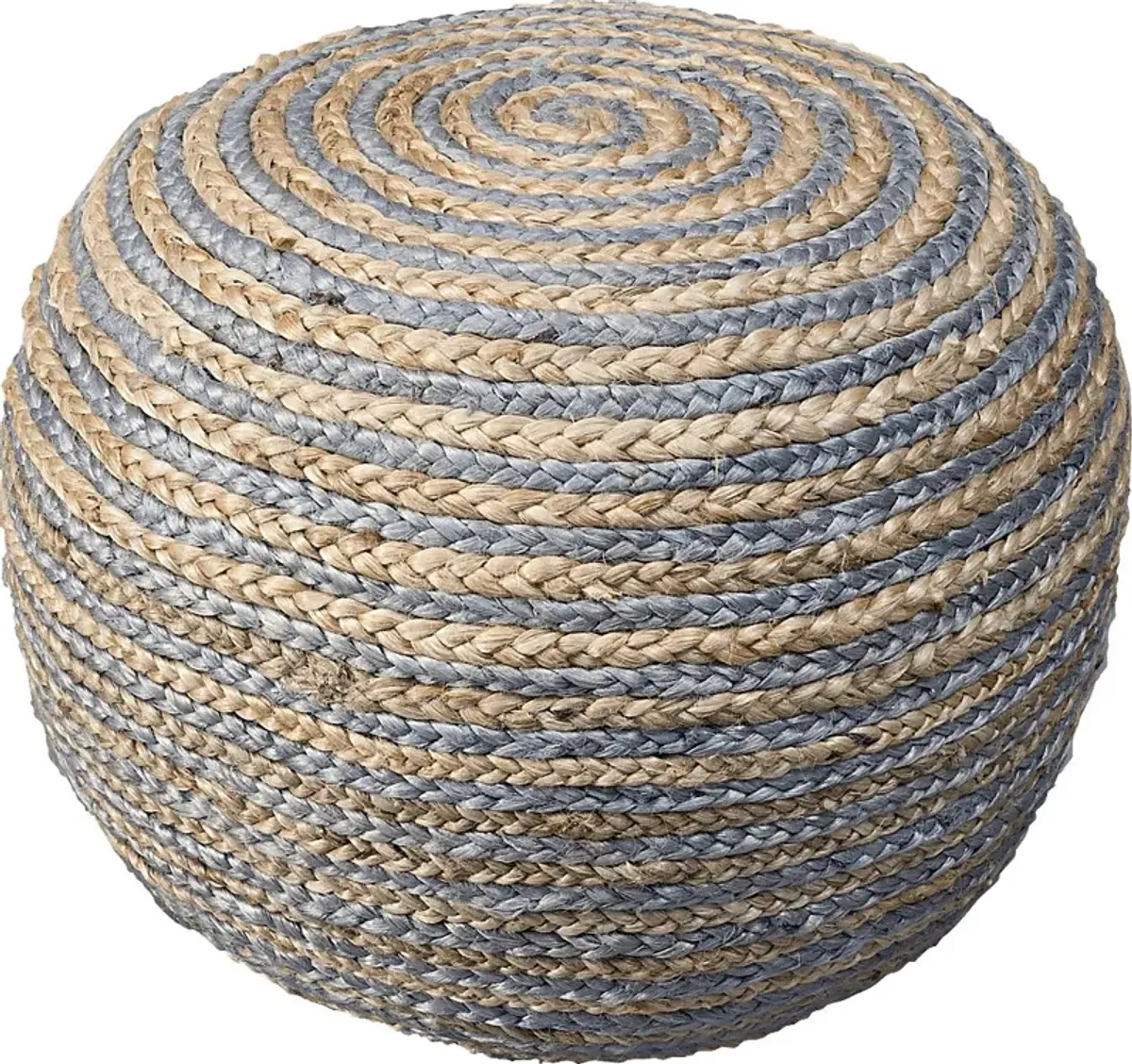 Buitra Tan/Gray Pouf