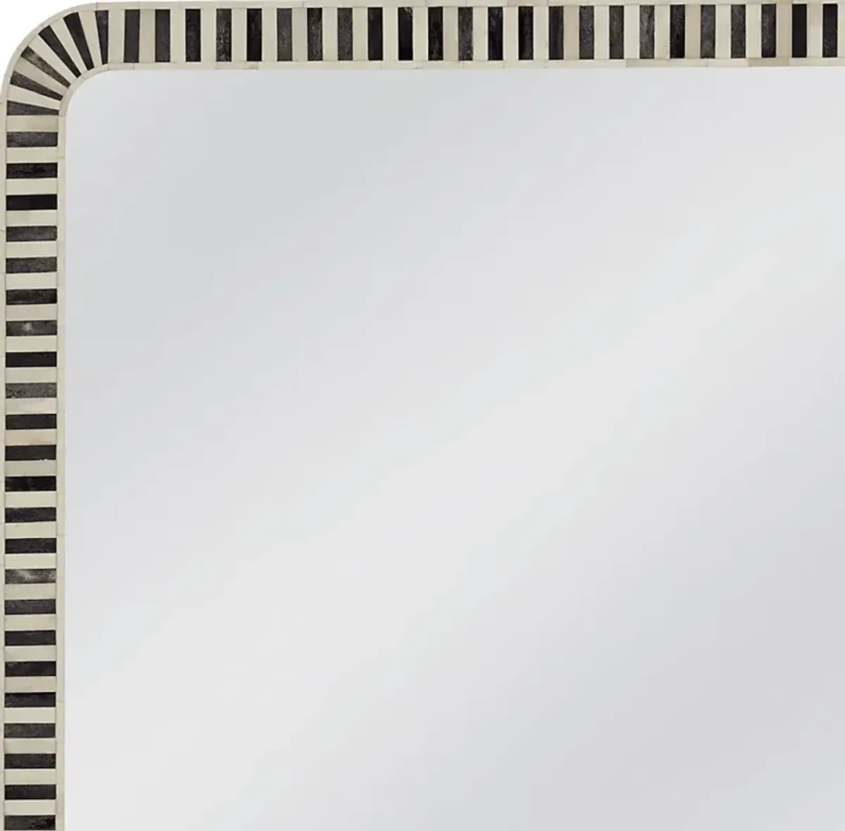 Nayborly Cream and Gray Mirror