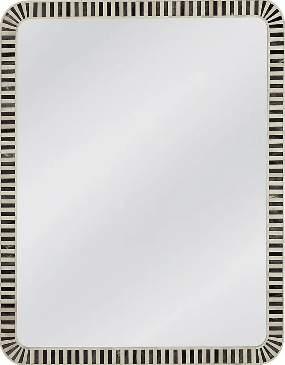 Nayborly Cream and Gray Mirror