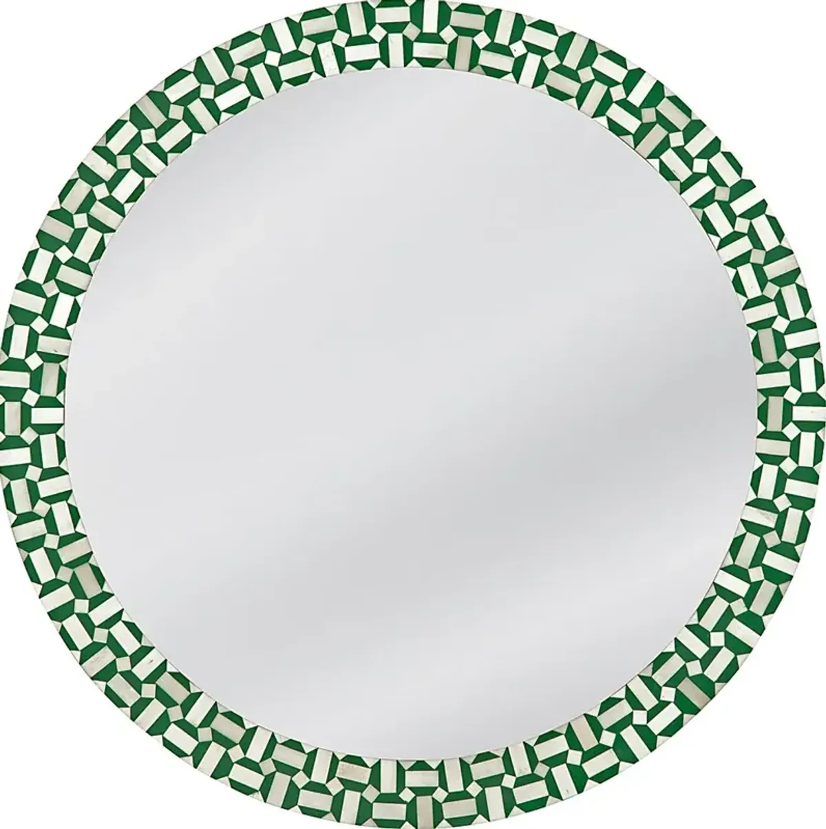 Glaizewood Green Mirror