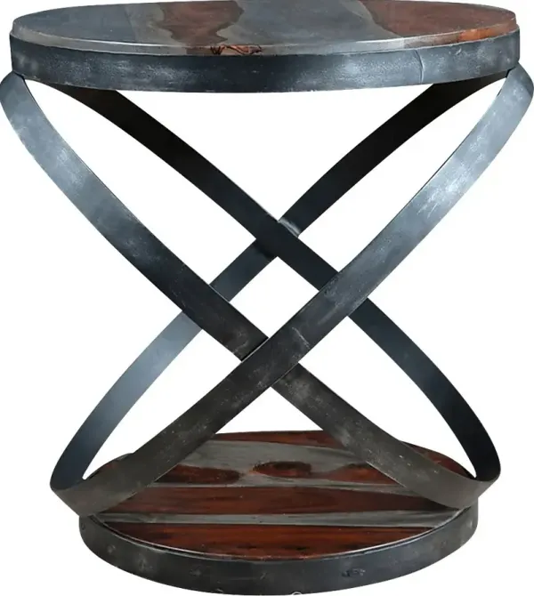 Rohn Gray Accent Table