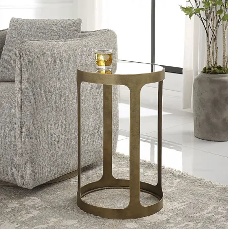 Alyce Gold Accent Table