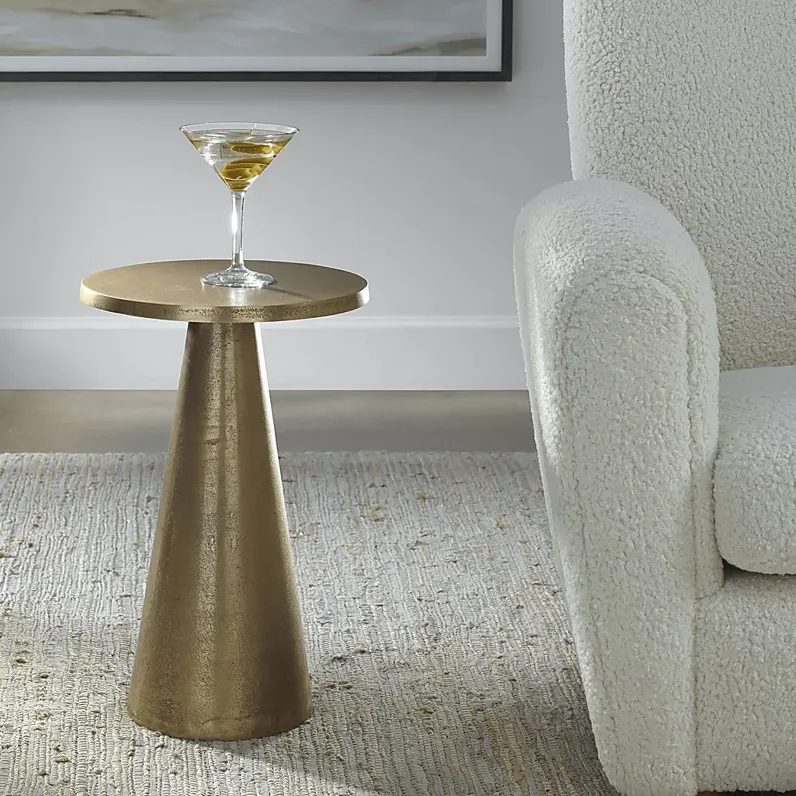 Medo Brass Accent Table