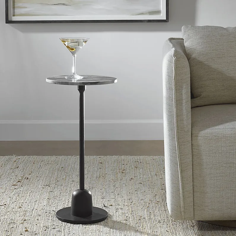 Islae Black Accent Table