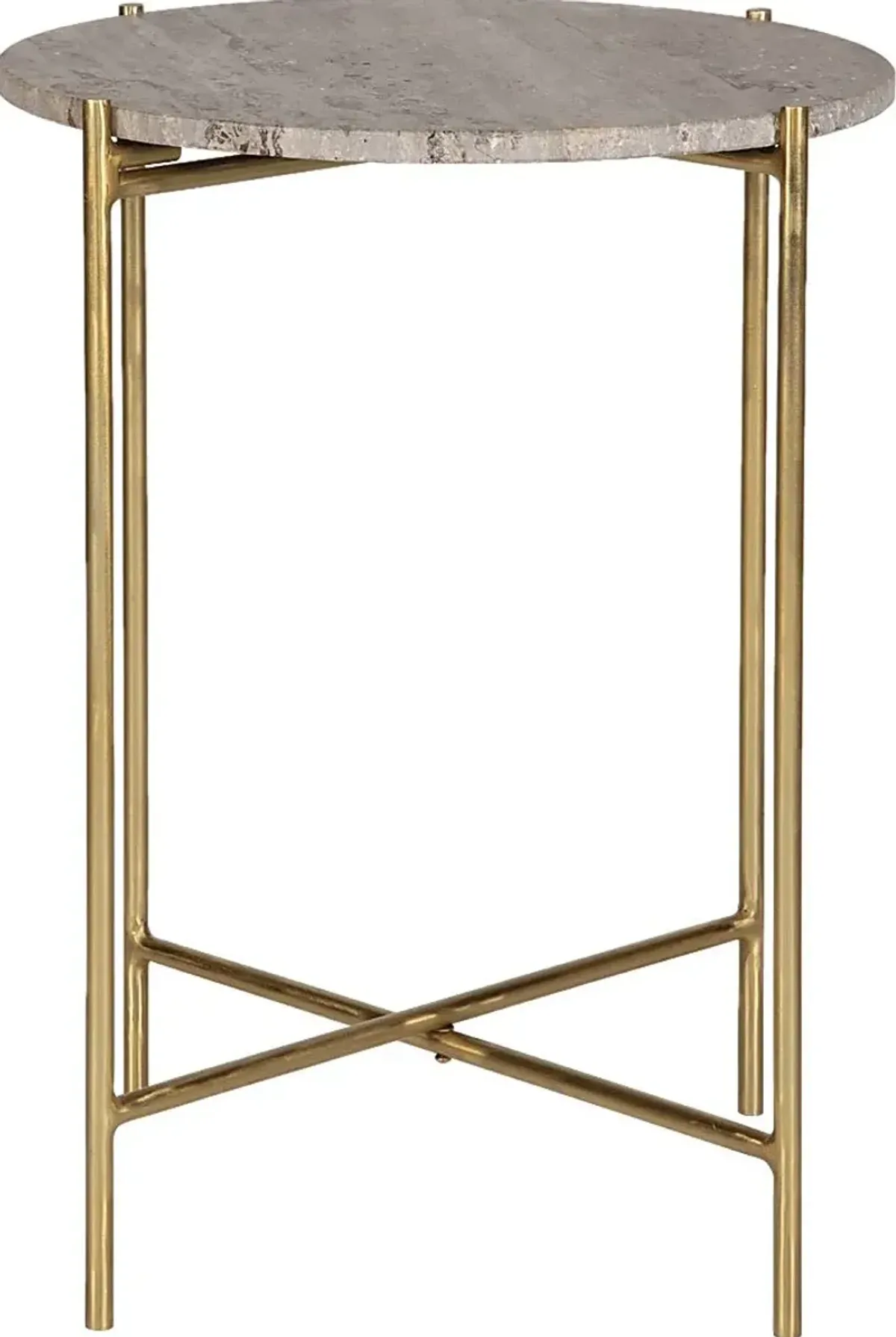 Beckhan Gold Accent Table