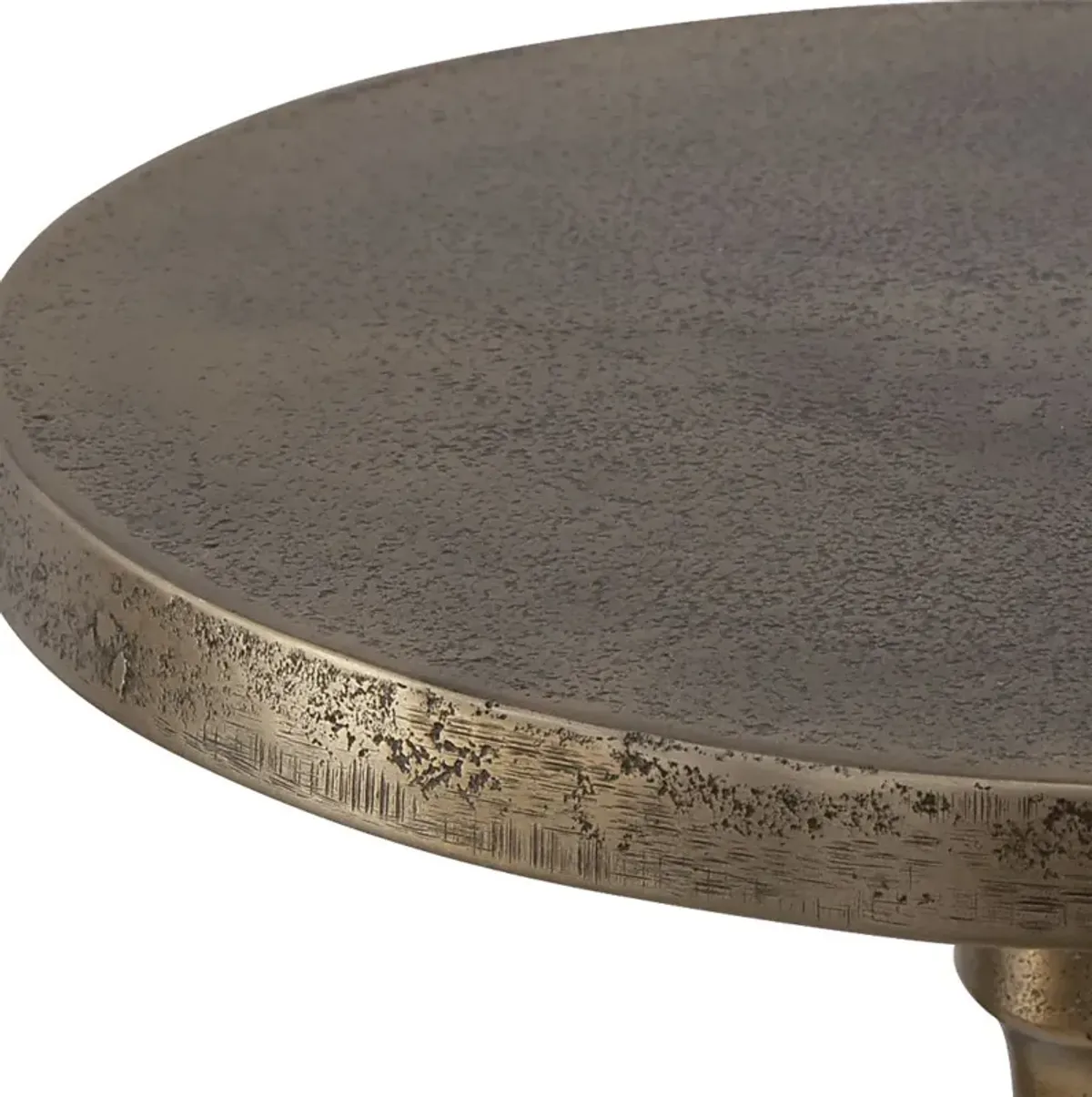 Caze Brass Accent Table