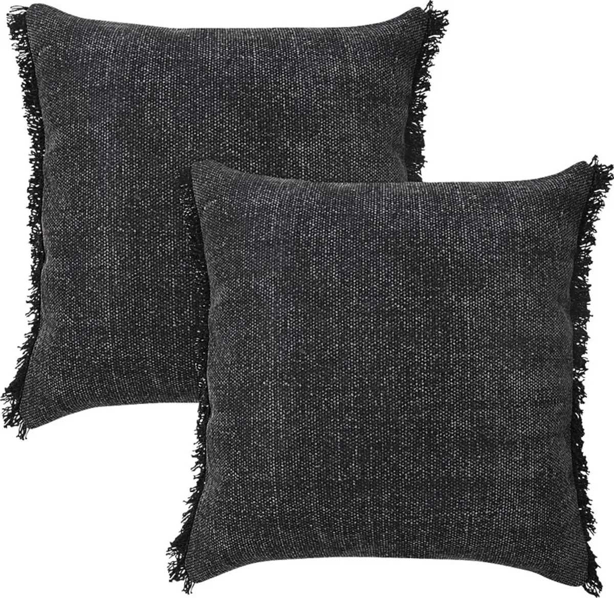 Kalaya Black Pillow, Set of 2
