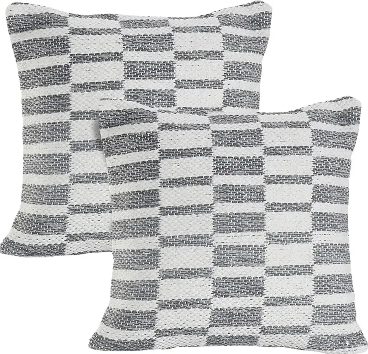 Melorna Gray Throw Pillow, Set of 2
