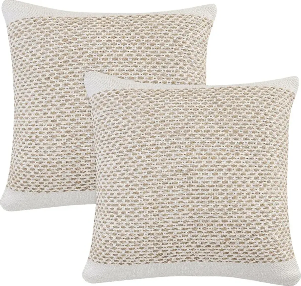 Aseela Tan Pillow, Set of 2