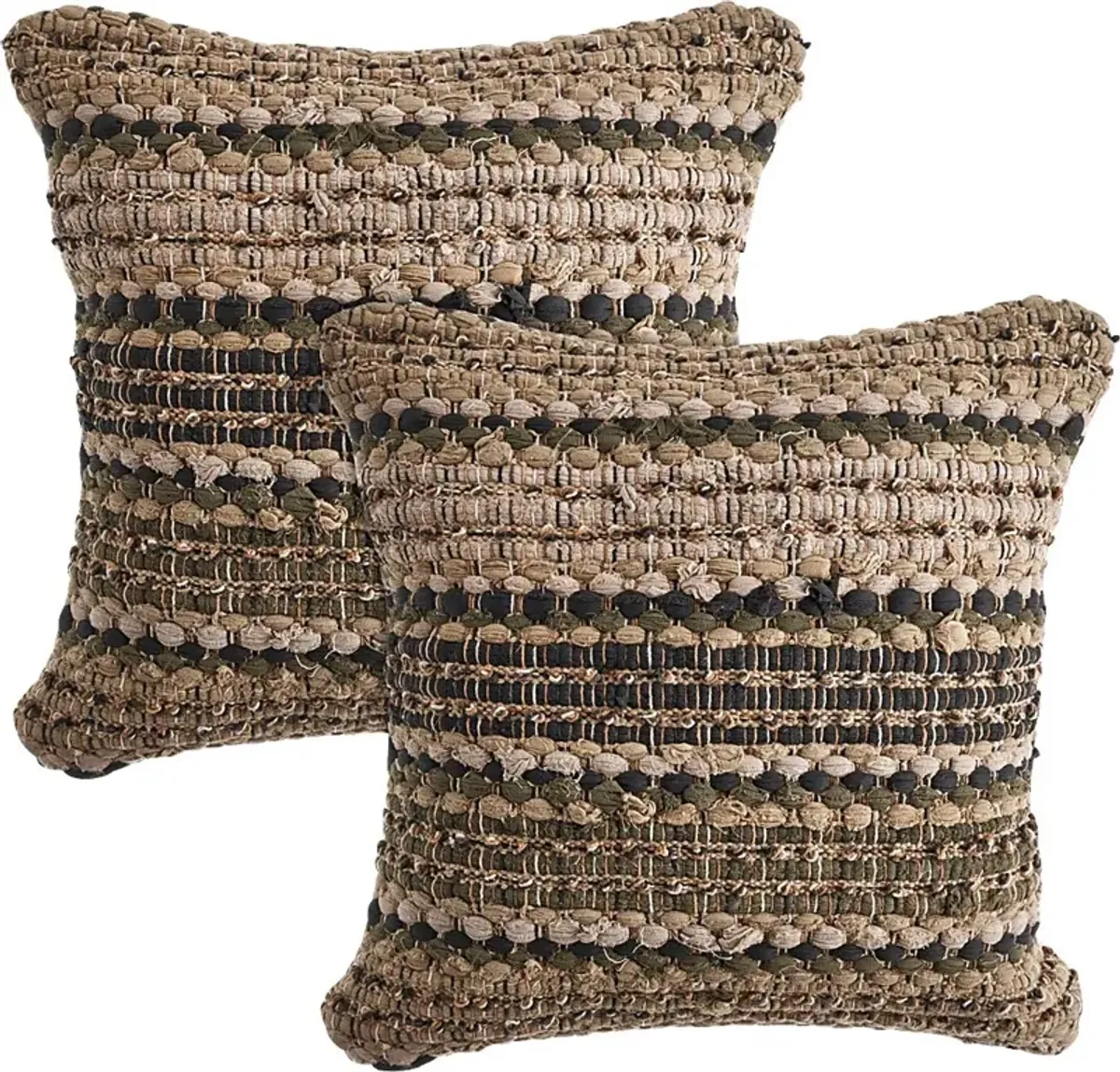 Najeeb Brown Pillow, Set of 2