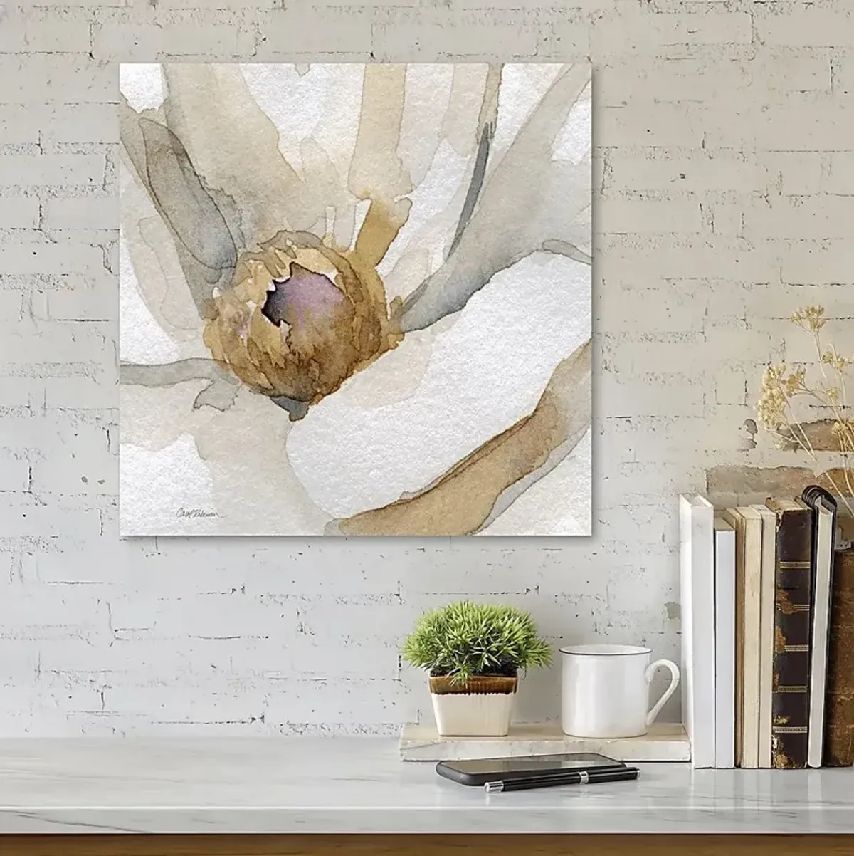 Kenrame Cream Canvas Artwork
