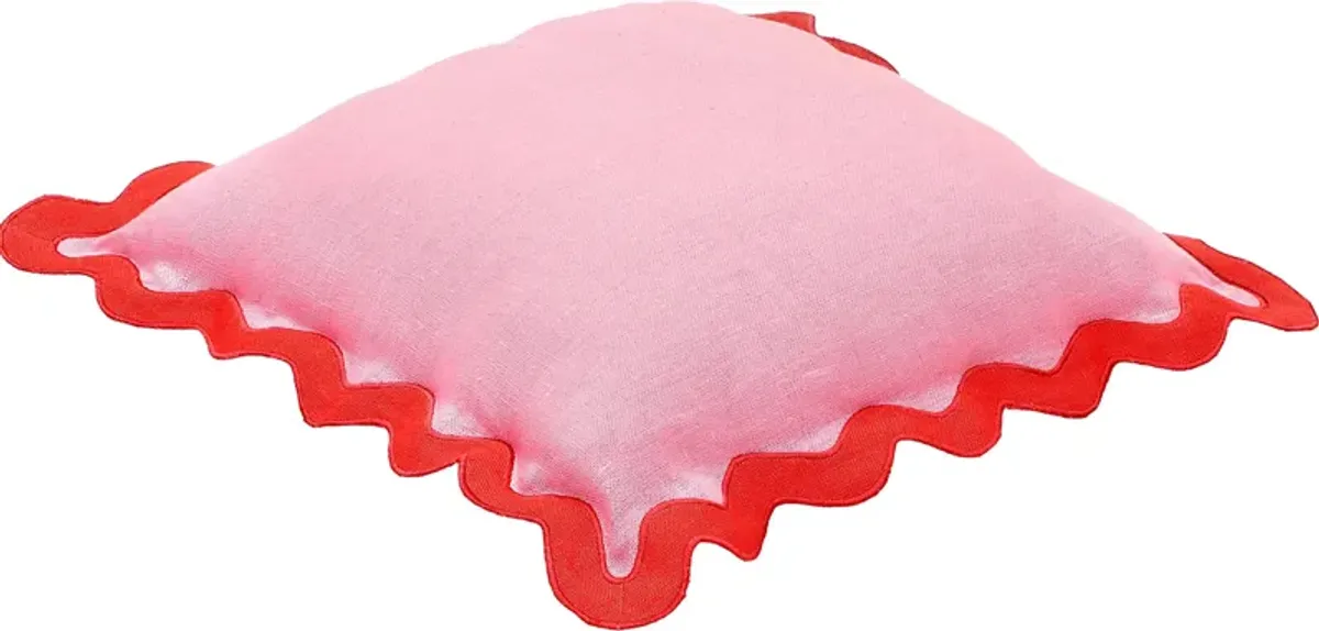 Lafora Rust and Pink Accent Pillow