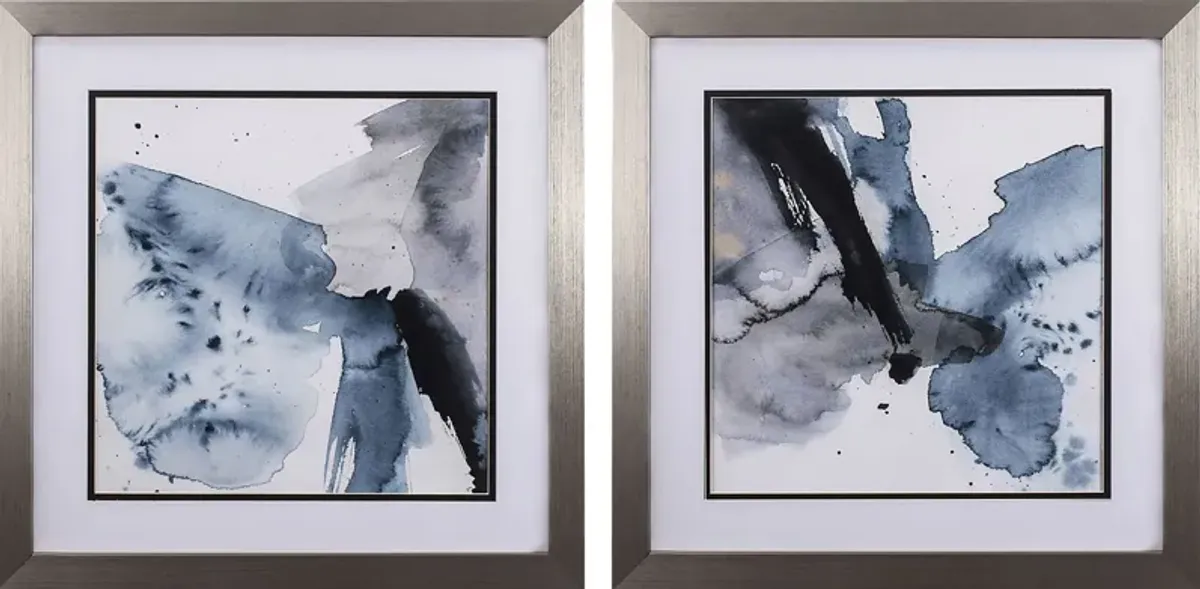 Galiceno Blue Wall Art, Set of 2