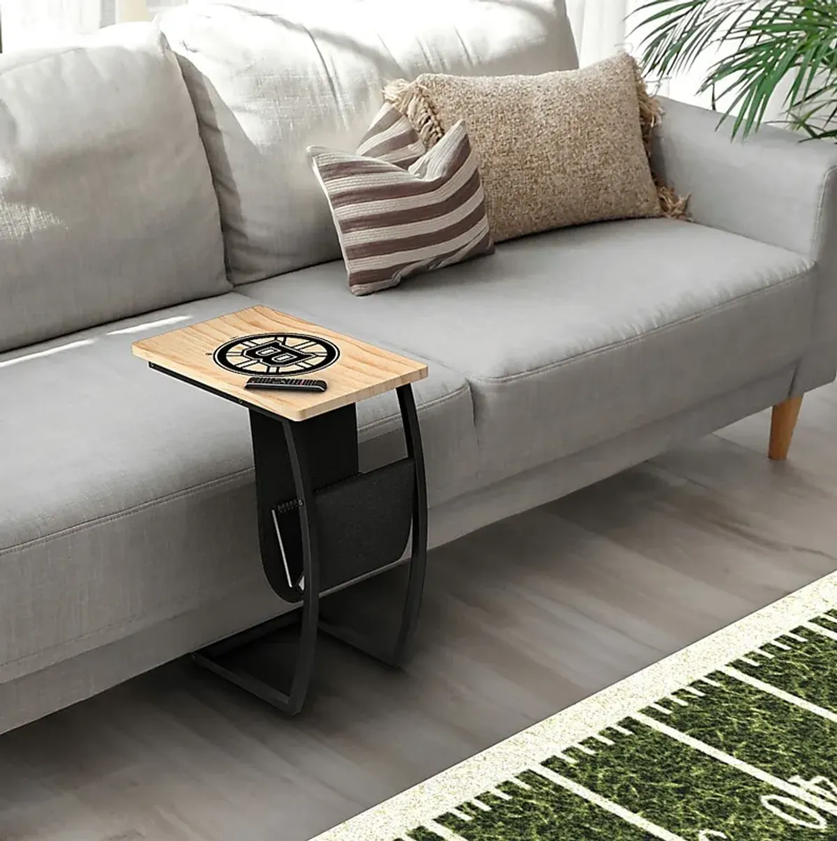 Boston Bruins Side Table