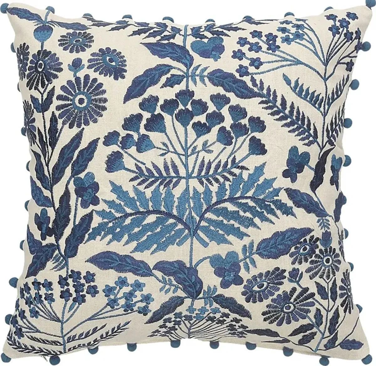 Lisan Blue Accent Pillow