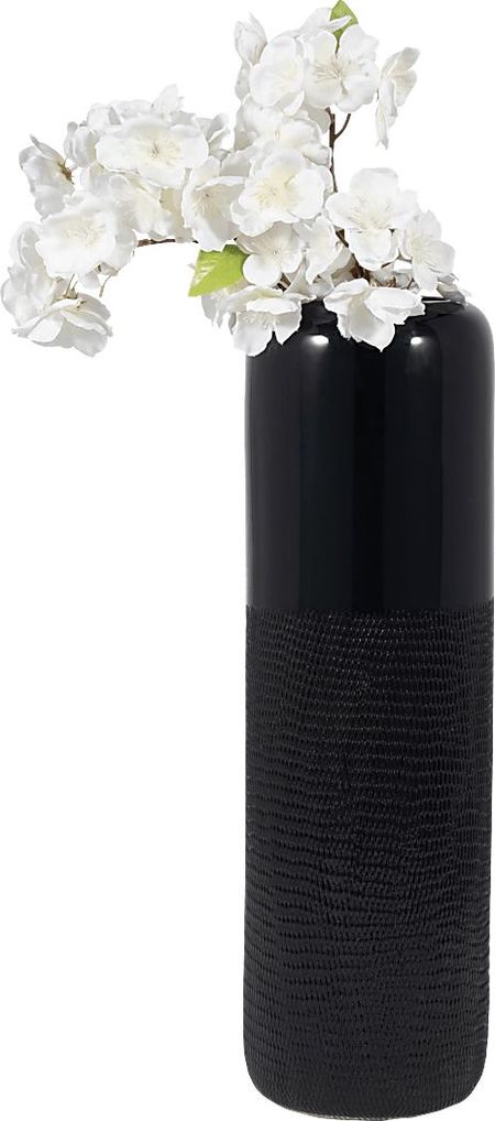 Cebu Black 18 in. Vase