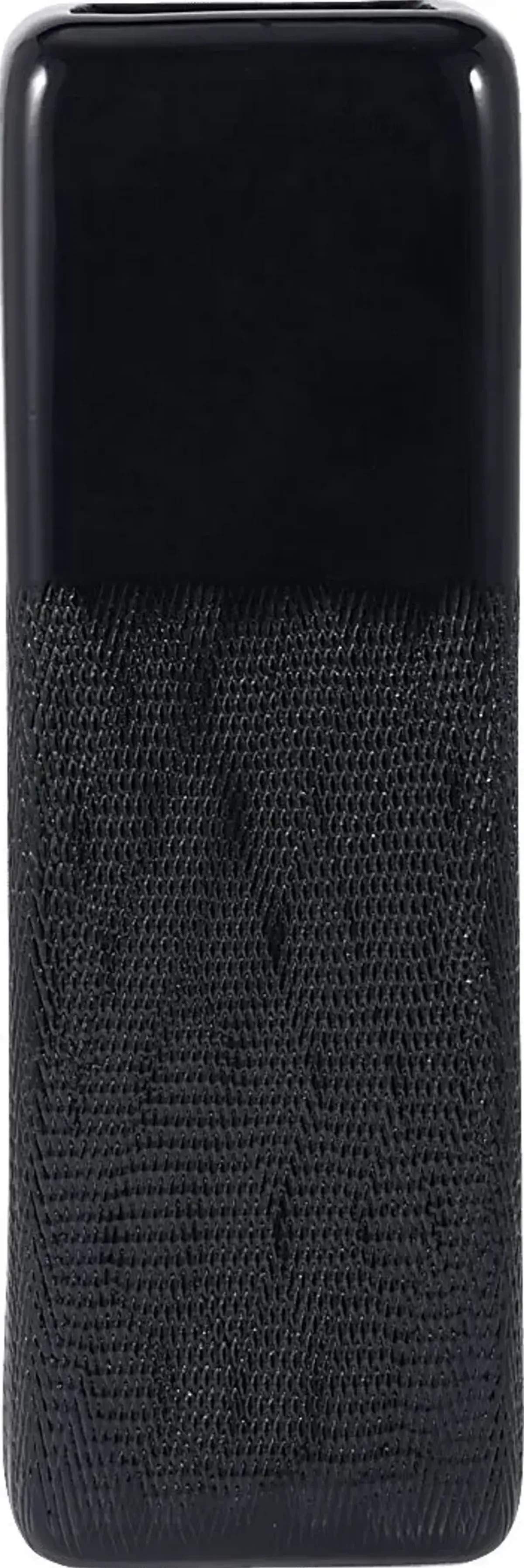 Cecala Black 18 in. Vase