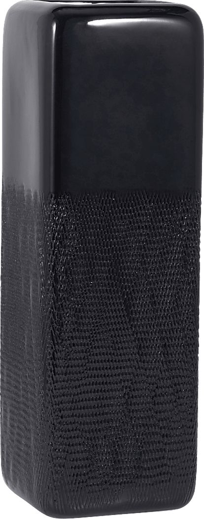 Cecala Black 18 in. Vase