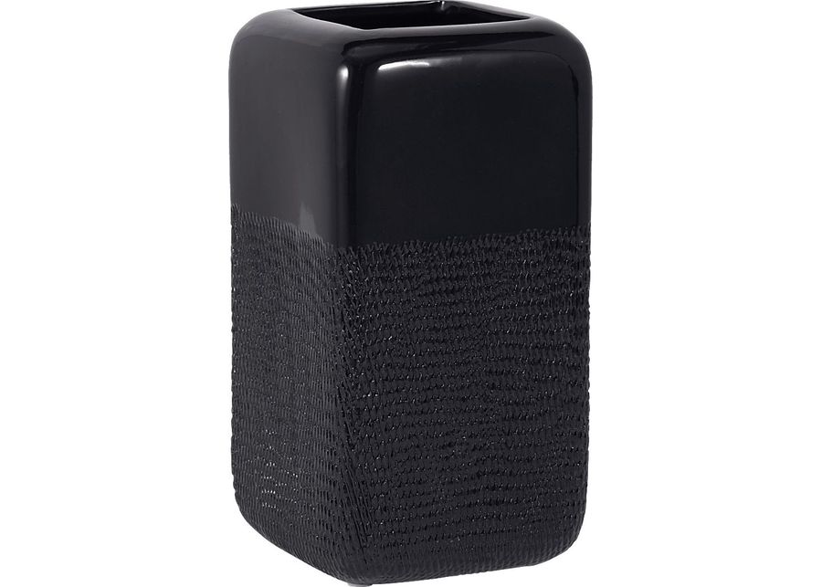 Cecala Black 10 in. Vase